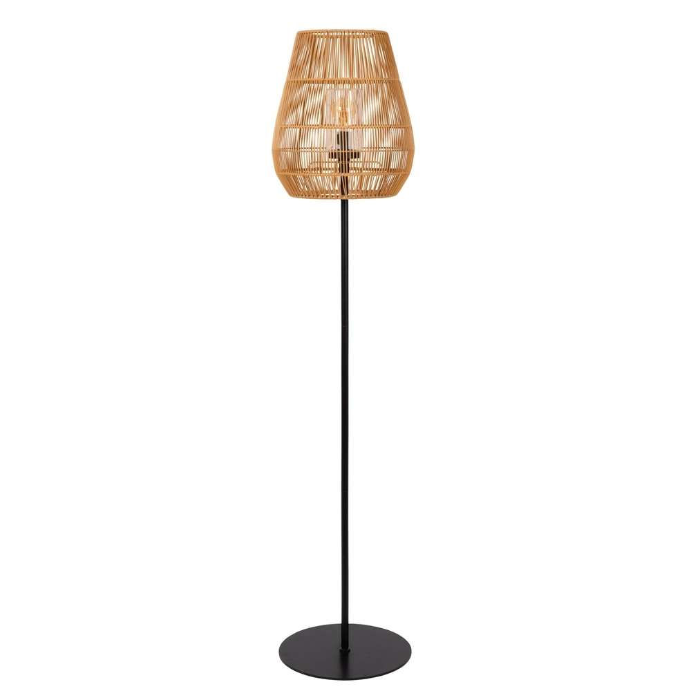 Lampe de pied Nerida rotin IP44 - Ø 35cm