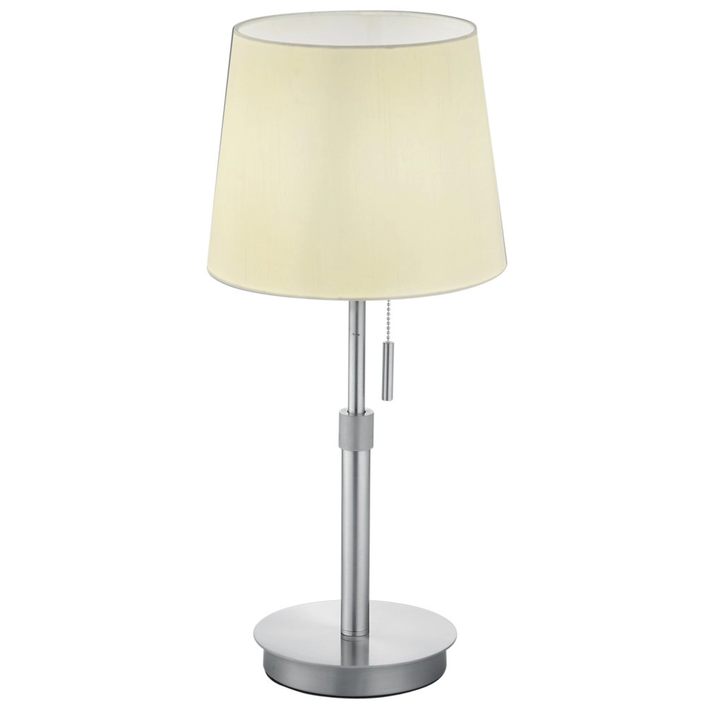 Lampe de table Lyon gris métallisé