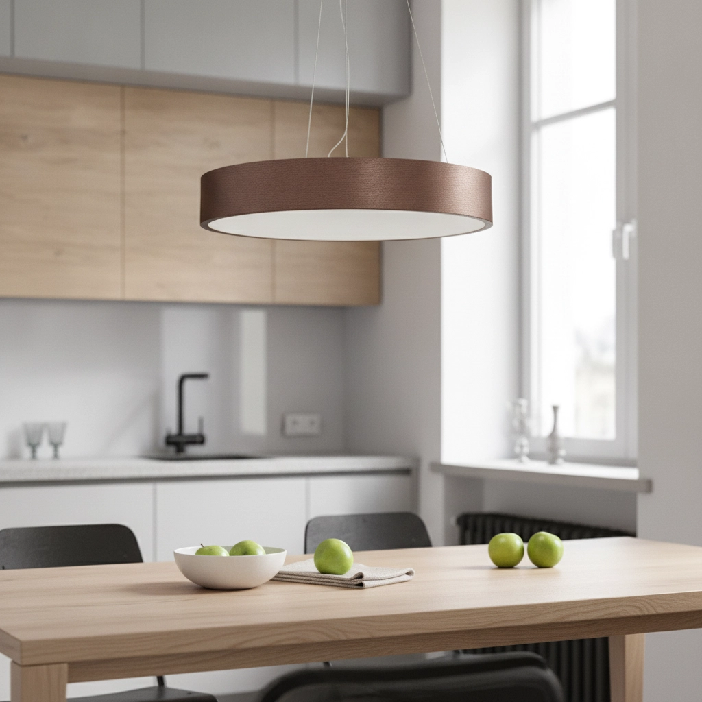 Suspension Rando Thin marron café Ø 38cm