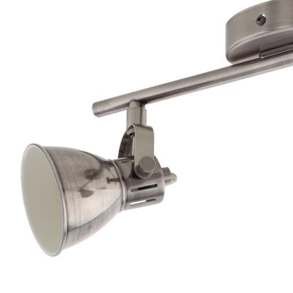 Spot de plafond LED Seras Nickel à 2 lumières avec crème Eglo 9002759965532