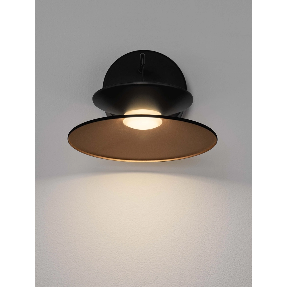 Applique murale design Morfi noir Lyora 5212017458506