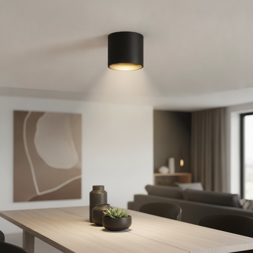 Spot LED en saillie Orleans noir