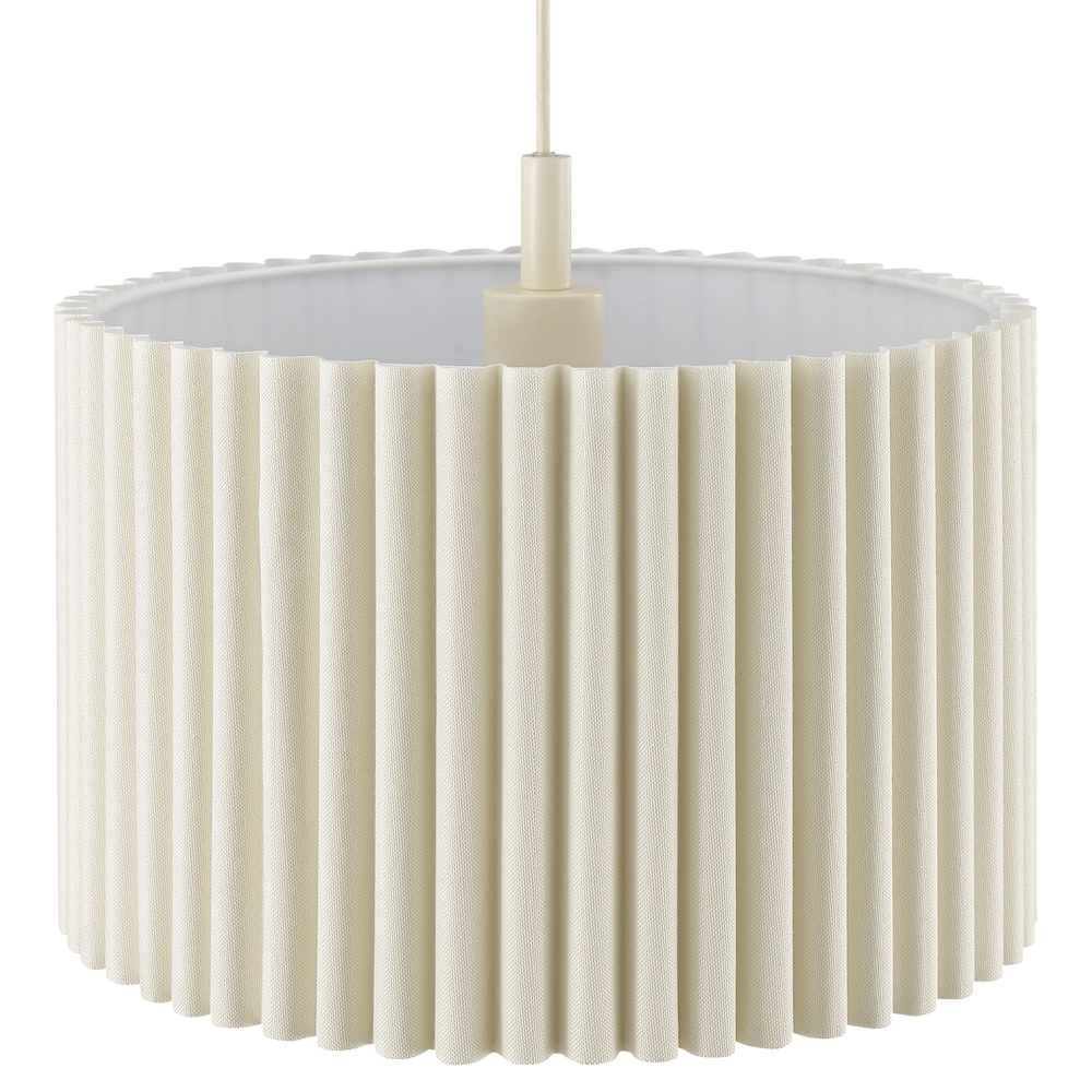 Lampe pendante Japandi Velin Ø 35 cm brun sable Brilliant 4004353476815