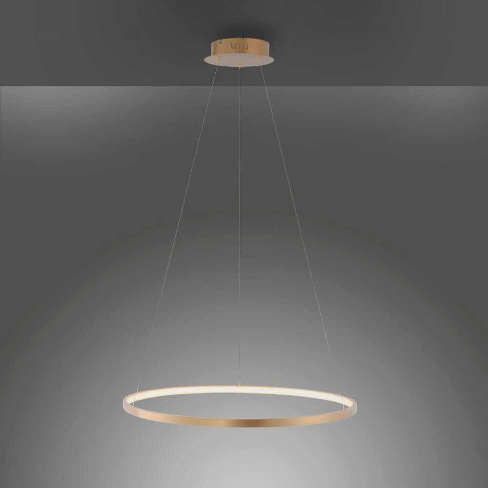 Lampe suspendue ronde Circle or Ø 60cm Just Light 4043689960414