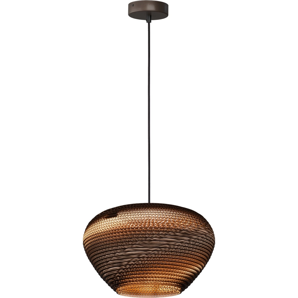 Pensez à une lampe pendante en papier Cartone Ø 35 cm