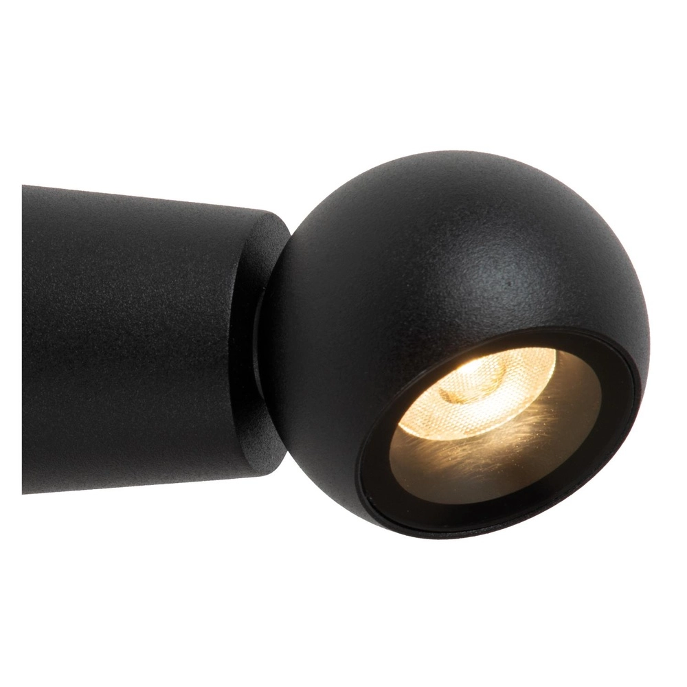 Lampe murale de salle de bain Ipsos IP54 noir Lucide 5411212334008