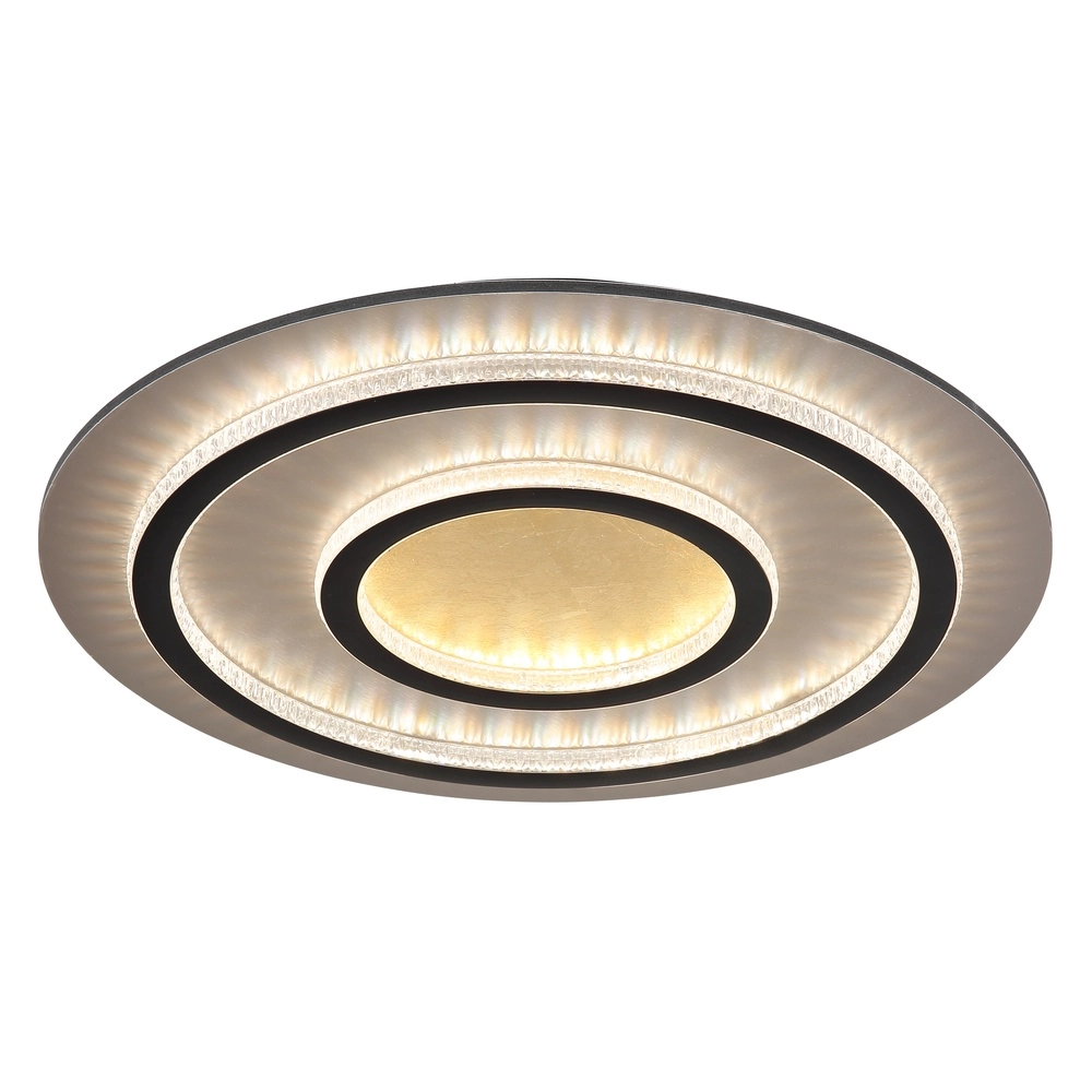 Lampe de plafond Jayden noir Ø 55cm