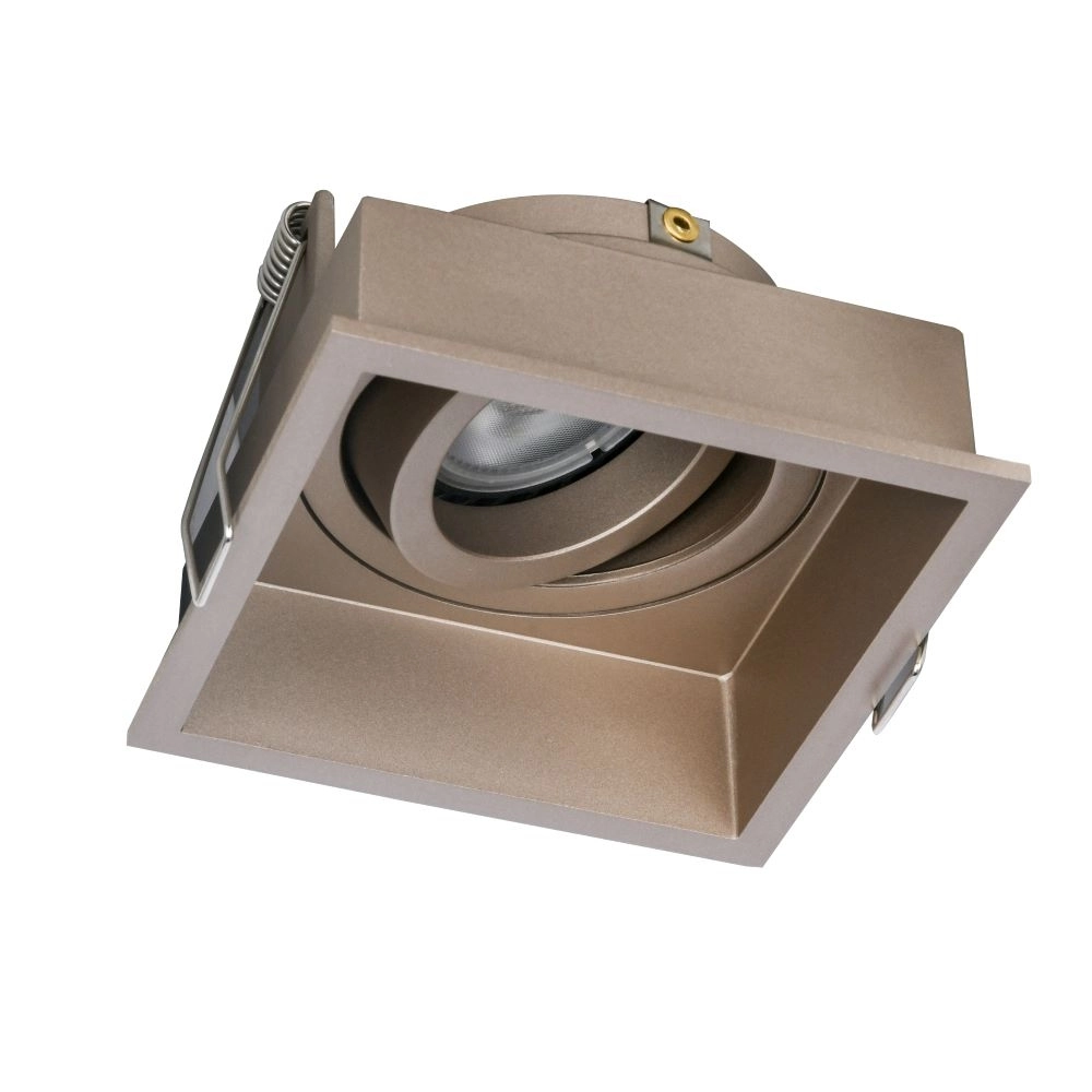 Spot encastré carré Rex champagne Artdelight 8720701103511