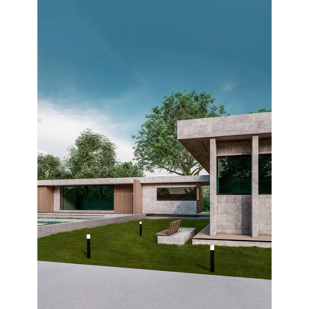 Lampe de jardin design Paul noir Lyora 5212017448279