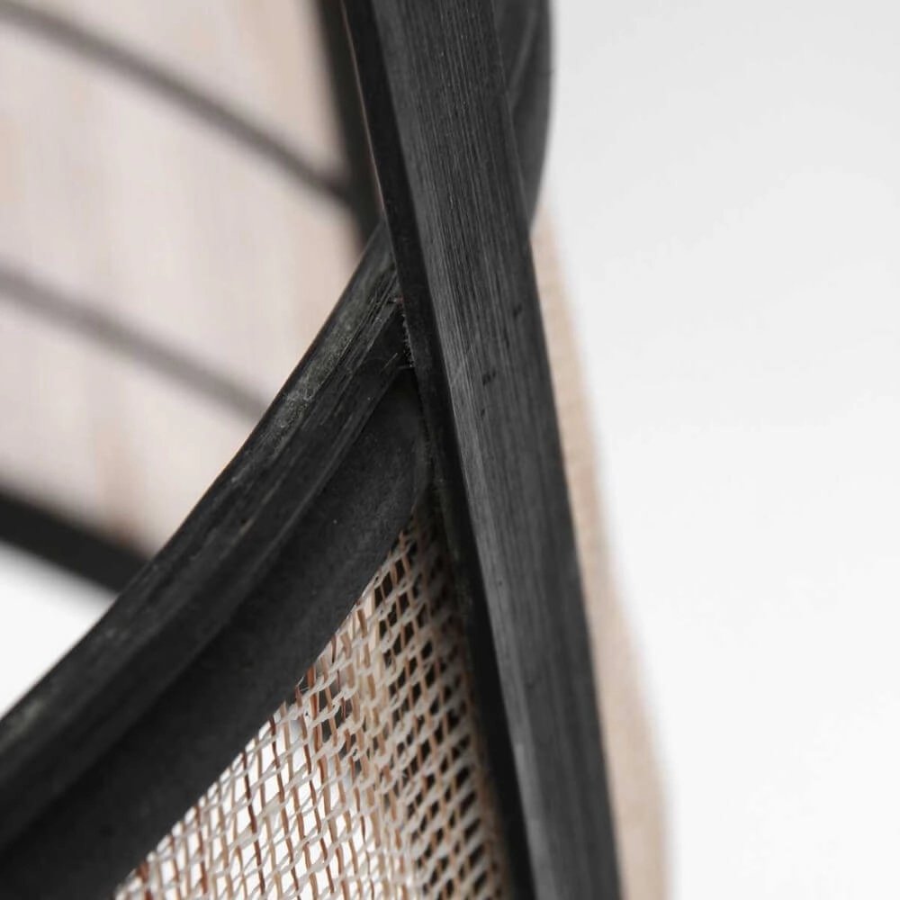 Lampe à suspension en bois noir Capors Ø48cm Steinhauer 8712746166637