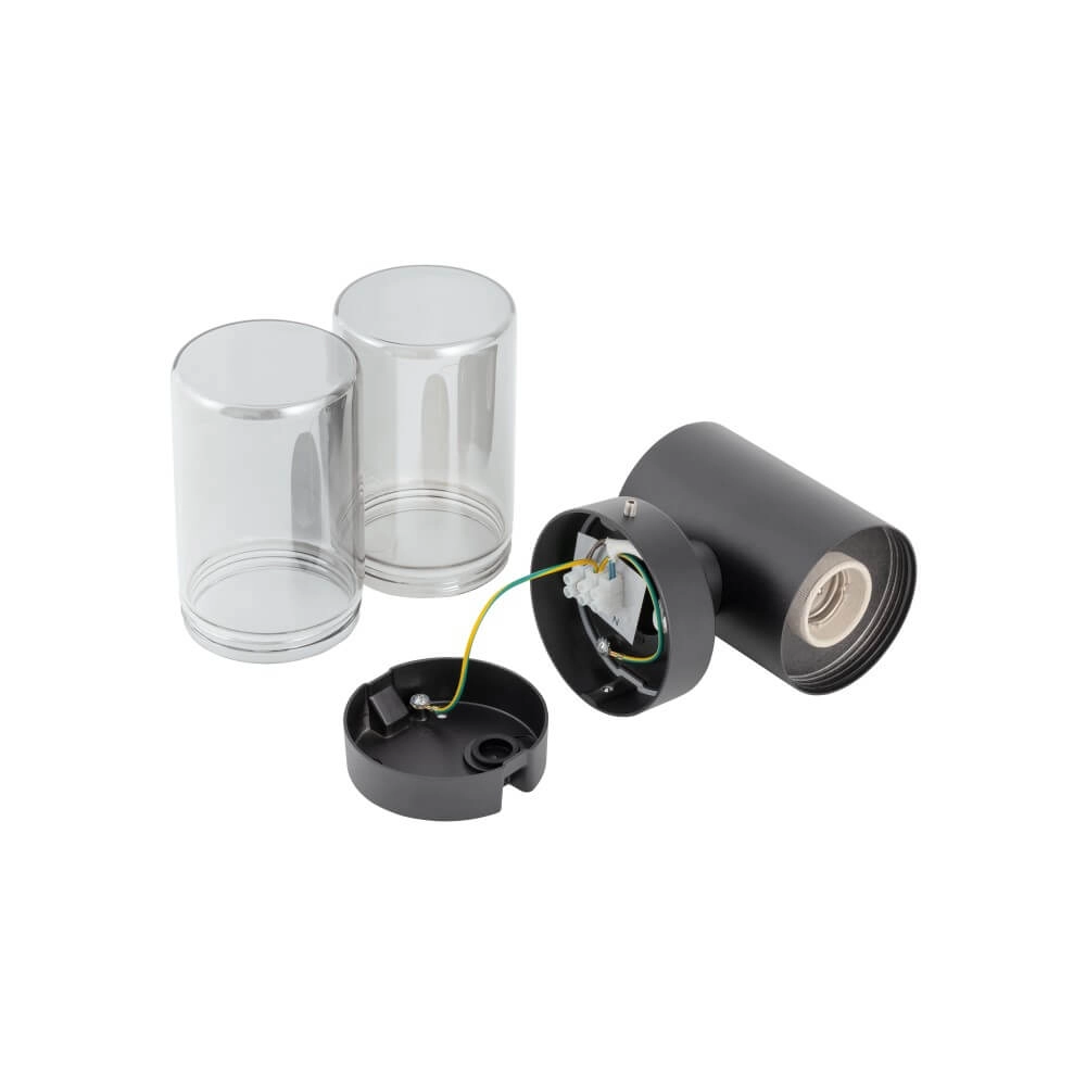 Applique murale design Ida 2 lumières noir Lyora 5903139113724