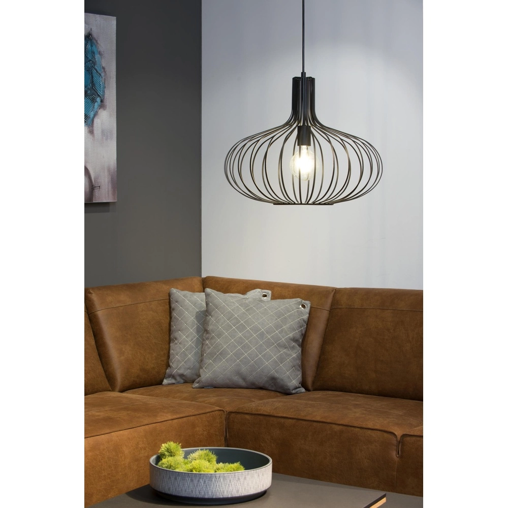 Lampe suspendue Manuela Ø 50 cm noir Lucide 5411212782045