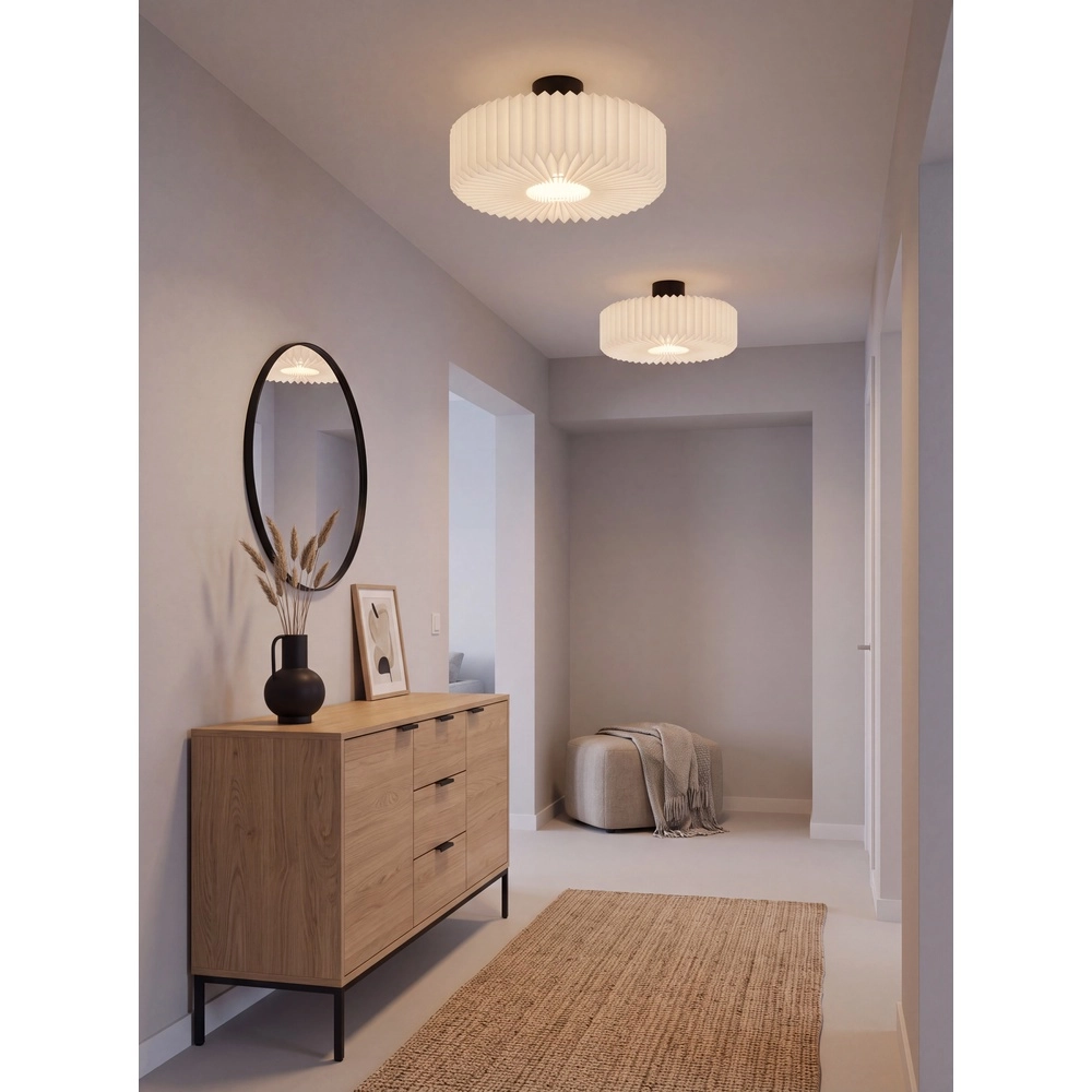 Lampe de plafond moderne Lamora Blanc Trio 4017807702347