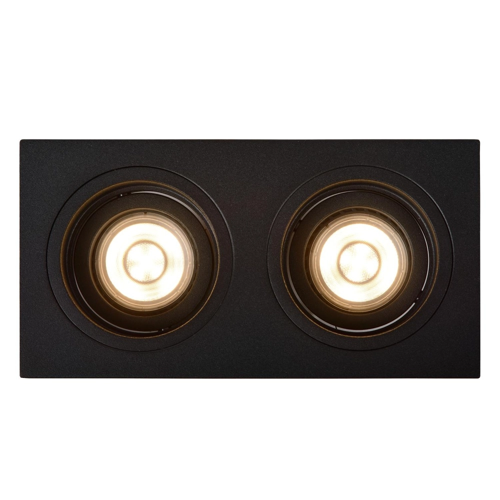 Projecteur rectangulaire encastré Embed Noir Lucide 5411212221261