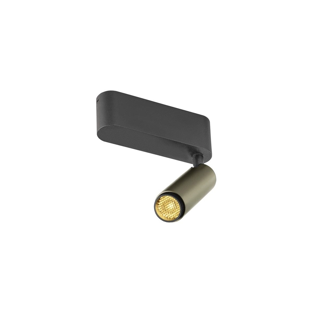 Spot monté en surface Grip! S bronze avec noir 3000K