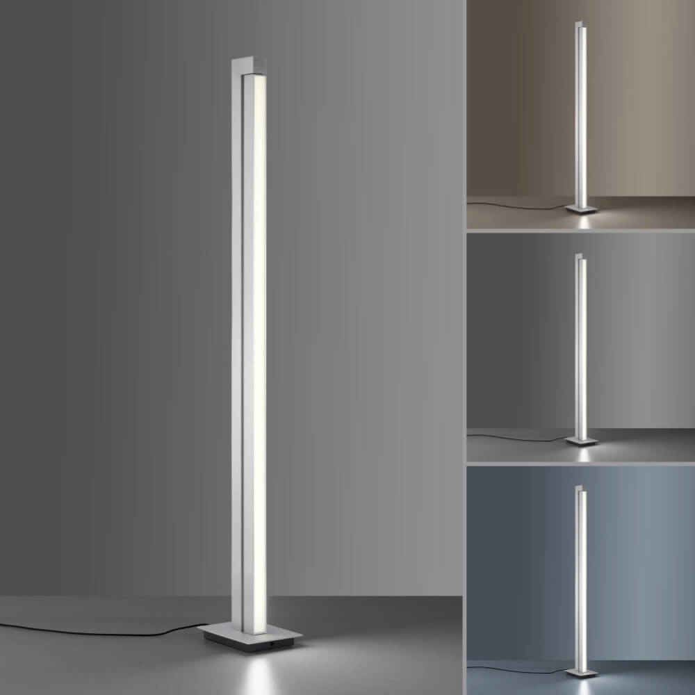 Lampadaire Pure-Lines aluminium Paul Neuhaus 4012248366332