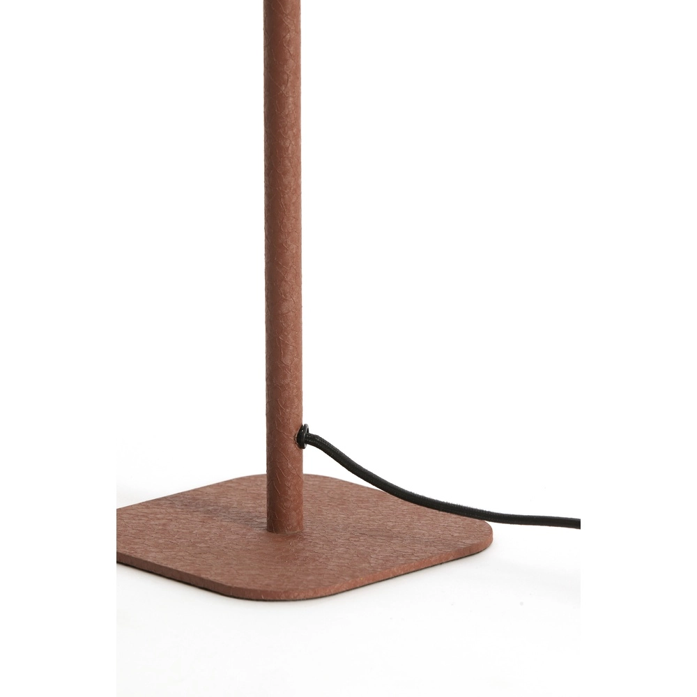 Lampe de chevet Elenie 15x15cm - orange foncé mat Light & Living 8717807818814