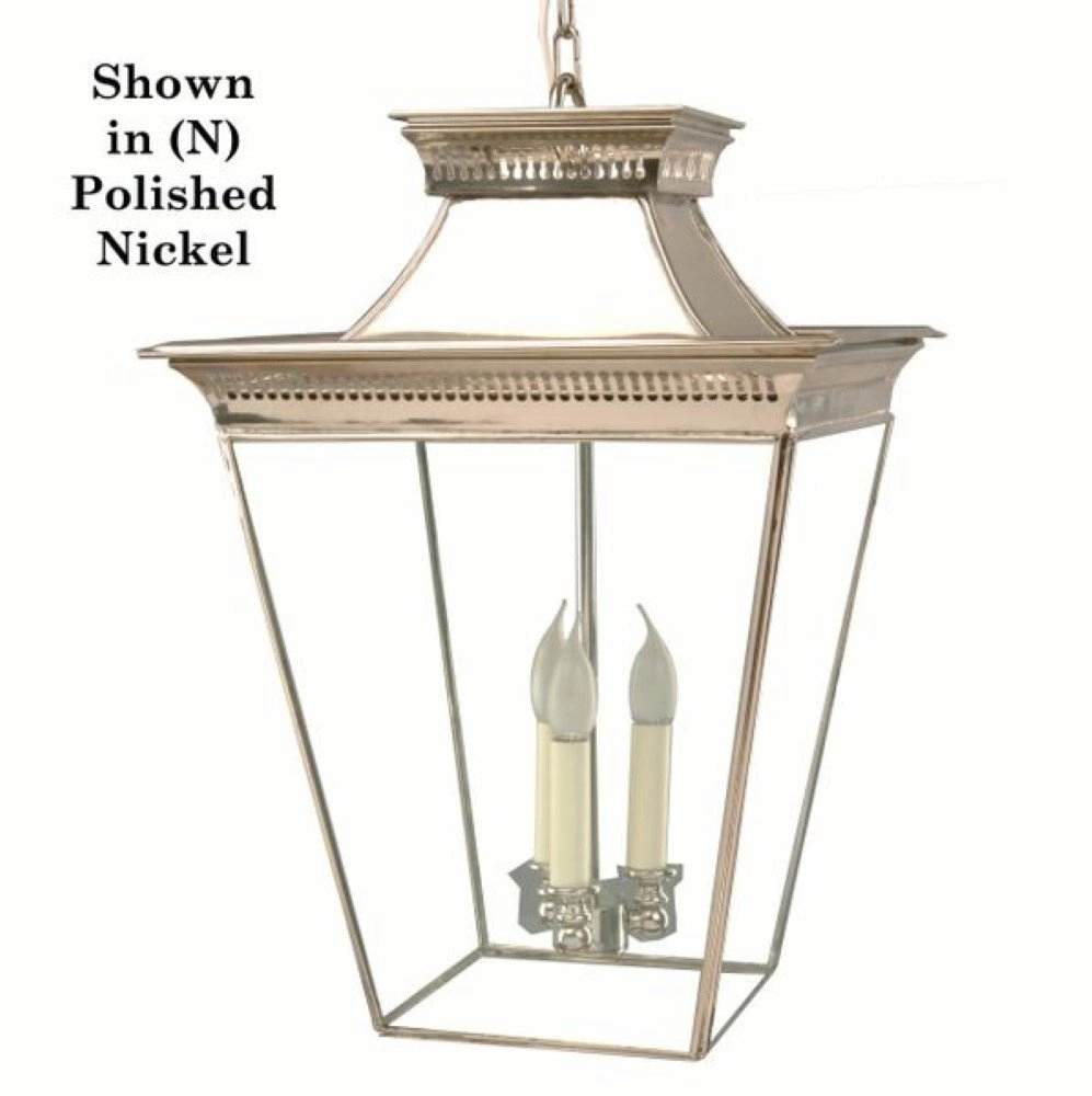 Lampe suspendue antique Pagoda L cuivre antique (ant) Limehouse
