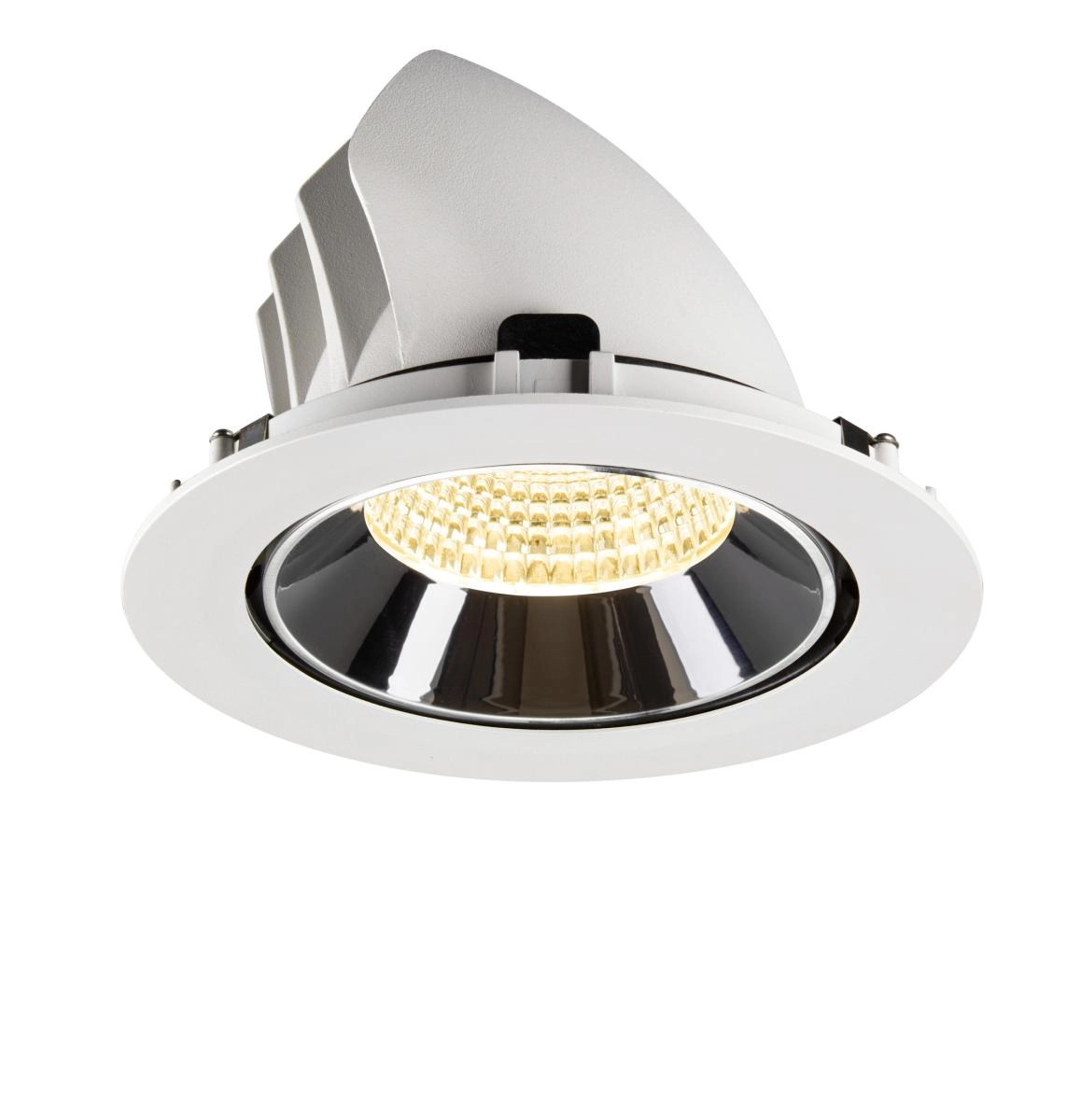 Spot encastré Numinos Gimble XL blanc/chrome 3000K - 55 deg SLV 4024163308557