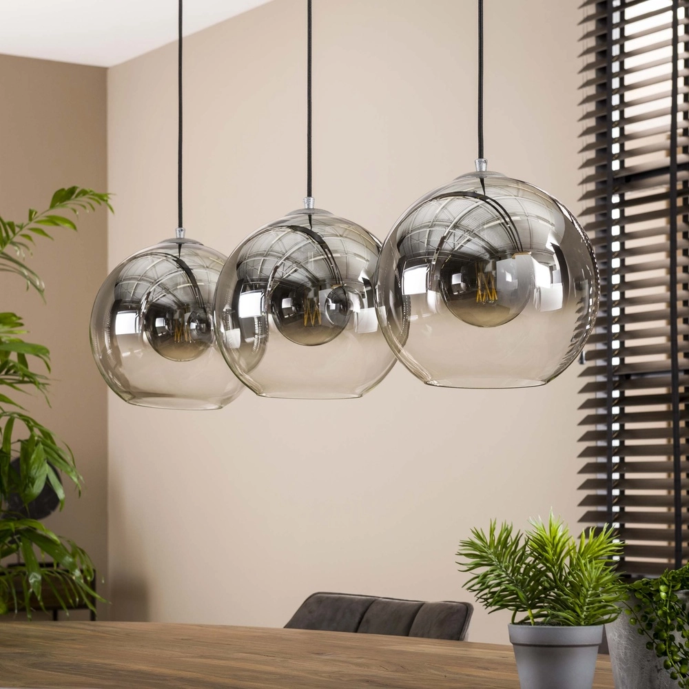 Suspension de 3L Bubble avec du verre argenté qui s’estompe. Lyora 8716803511217