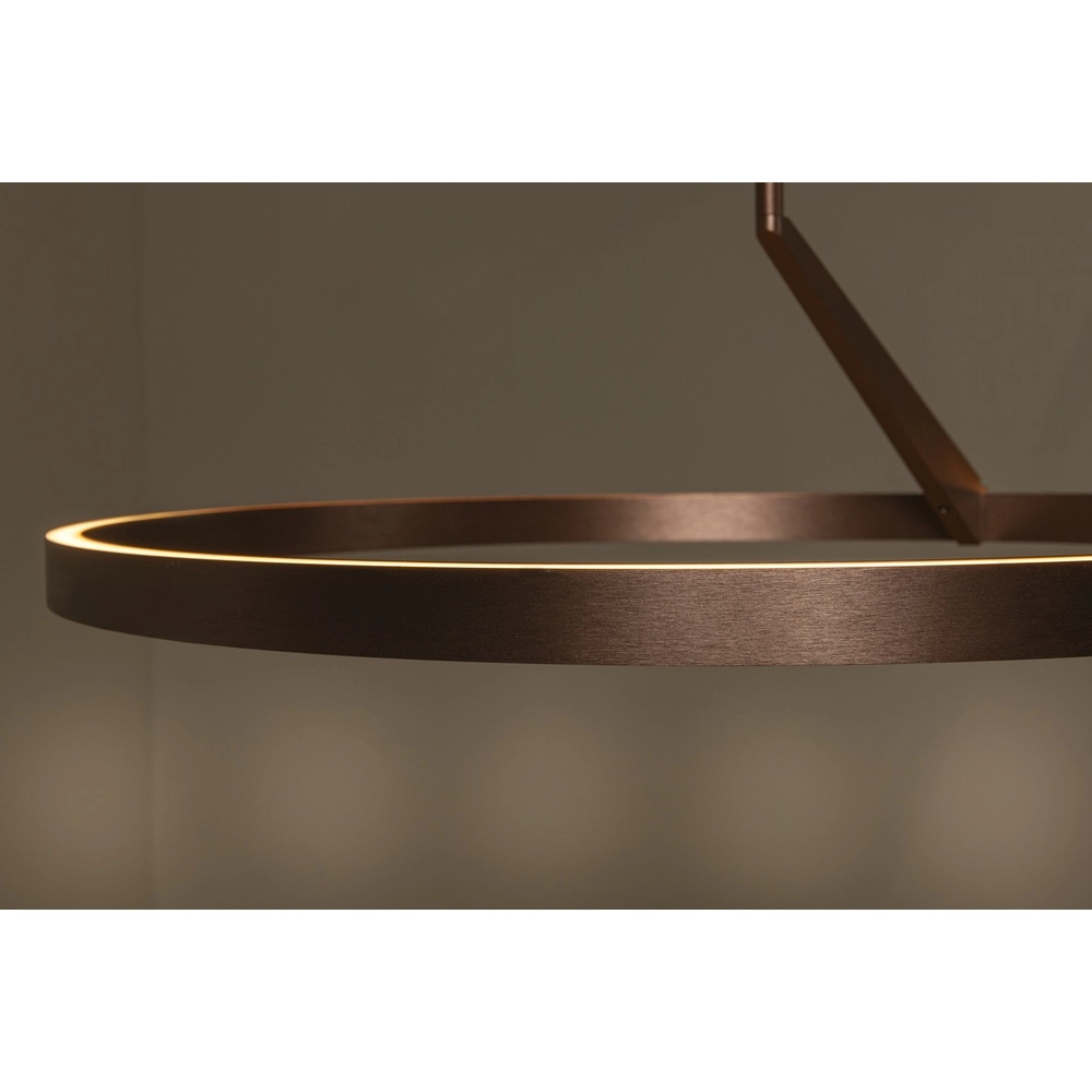 Suspension LED élégante Applause Rouge cuivré - Ø 60cm Premium by Lucide 5411212221834