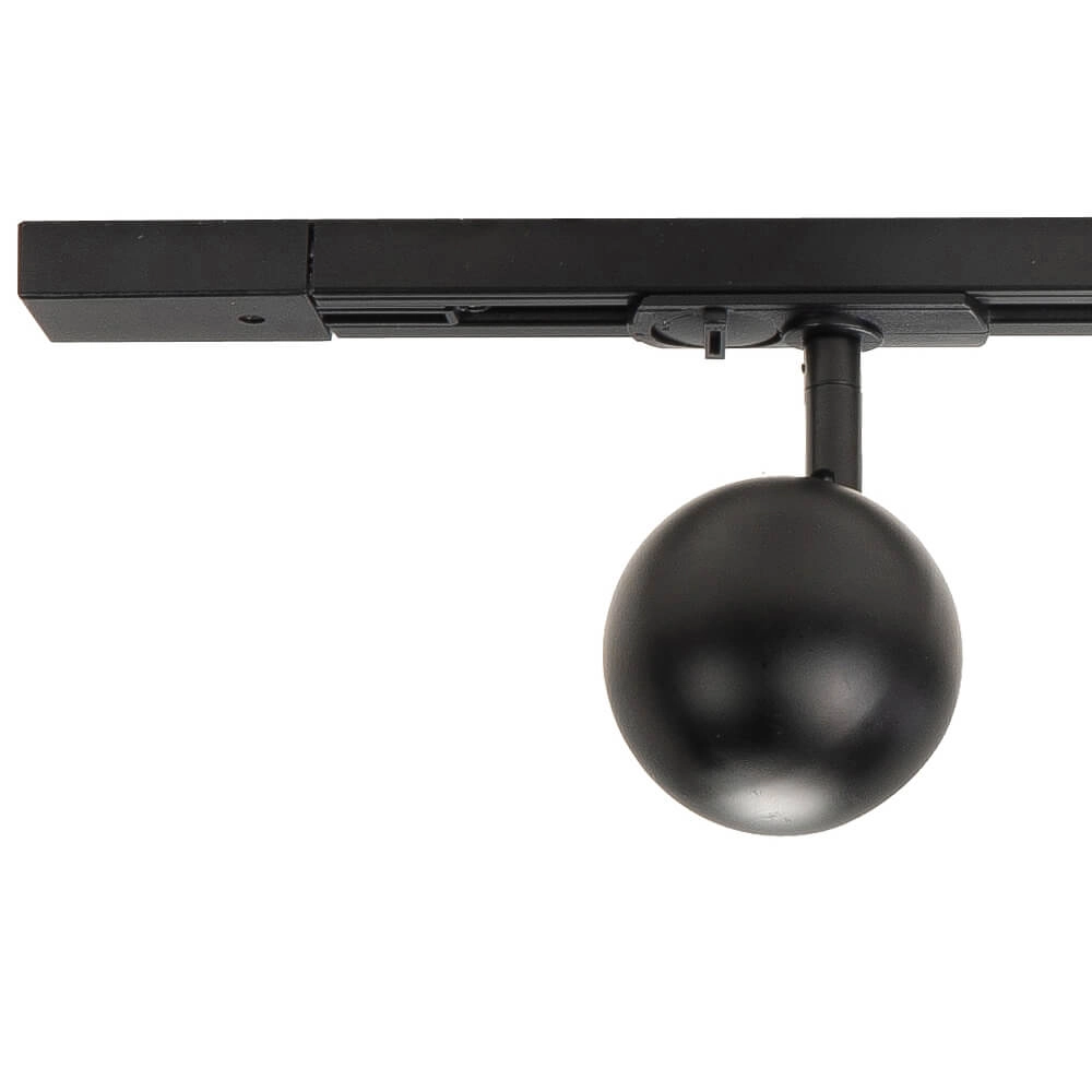 Jeu de rails monophasés 100cm Bolo noir avec 3 taches Highlight 8718379039683