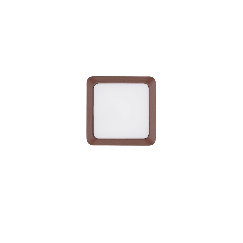 Applique murale carrée Appia Brun rouille Lyora 5212017449597