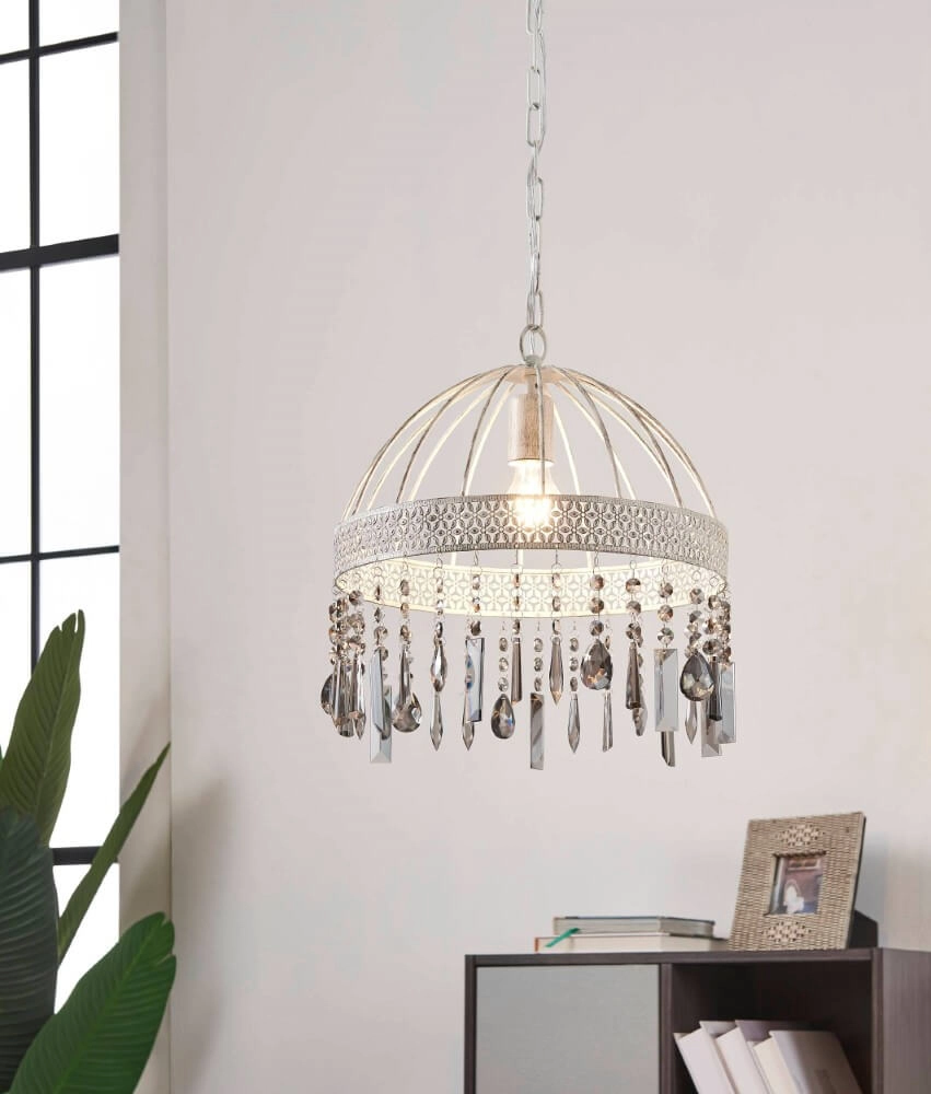 Lampe à suspension ancienne Steeleville Ø 41 cm Eglo 9002759435875