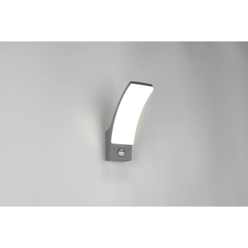 Applique murale design Beja anthracite avec capteur Trio 4017807648393