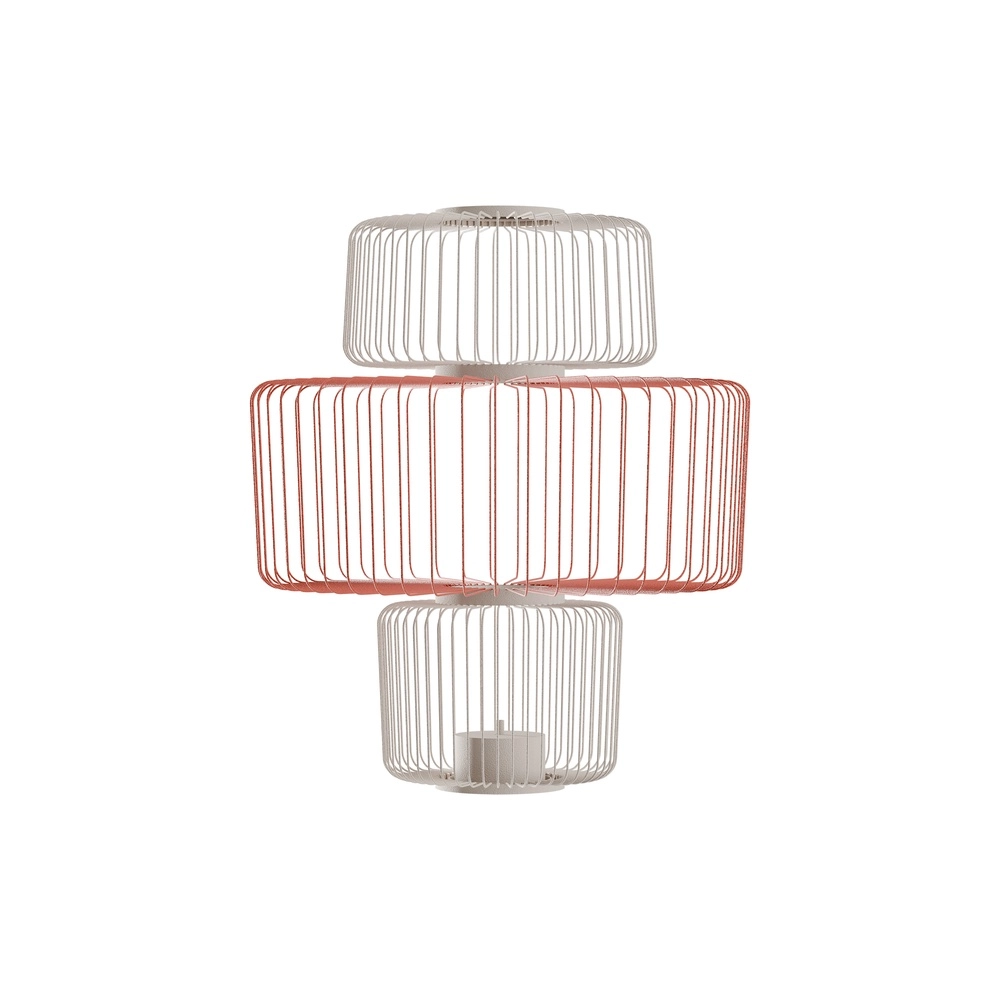 Lampe cage Nome brun sable Ø 49 cm Lyora 5903139122481