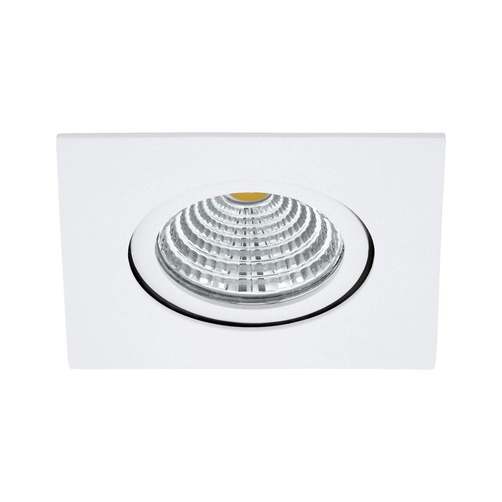 Spot LED réglable Saliceto carré - 6w - 2700K blanc