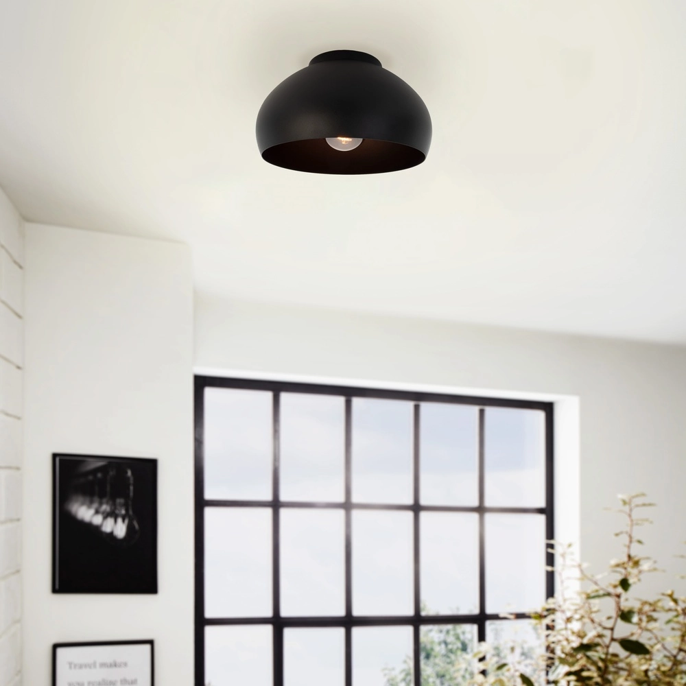 Lumière noire au plafond Mogano 2 Ø 17,5 cm Eglo 9008606244584