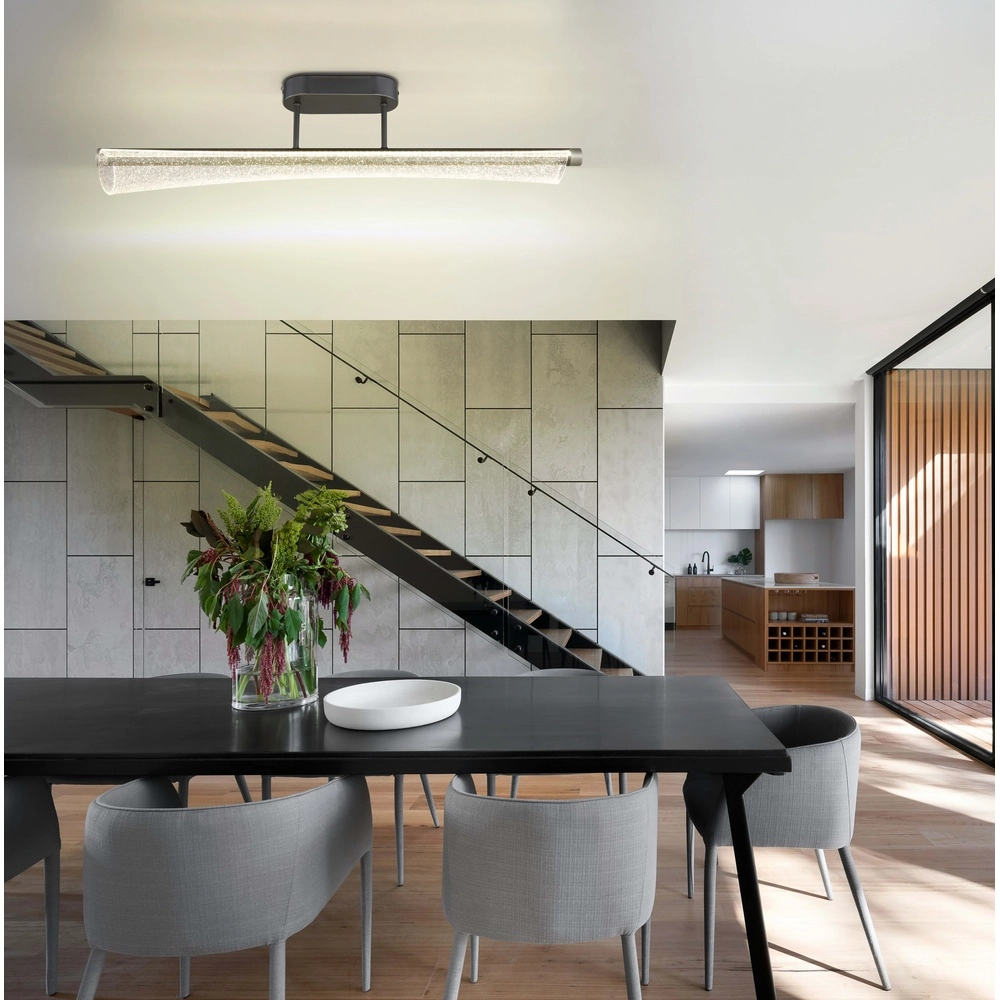 Lampe de plafond à design Malinda anthracite Globo 9007371572335