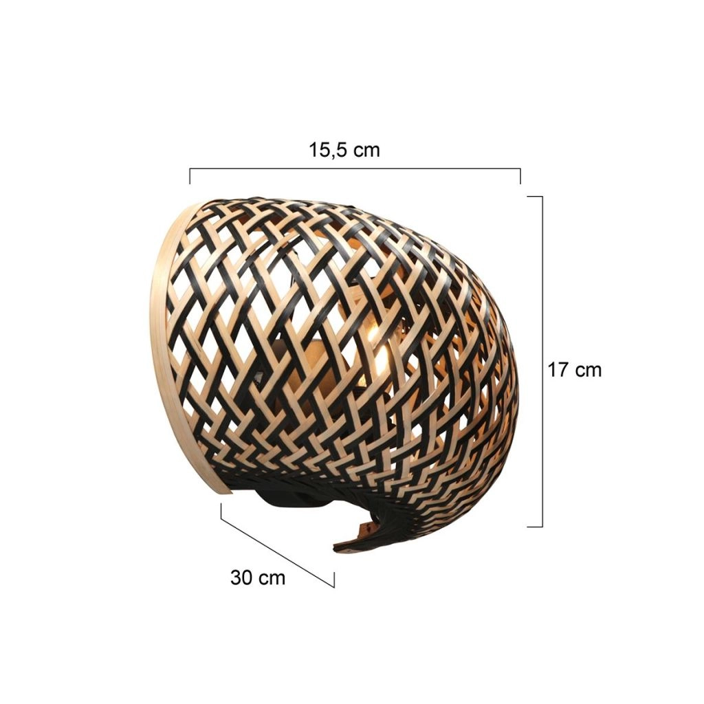 Lampe murale Maze Bambou Steinhauer 8712746181821