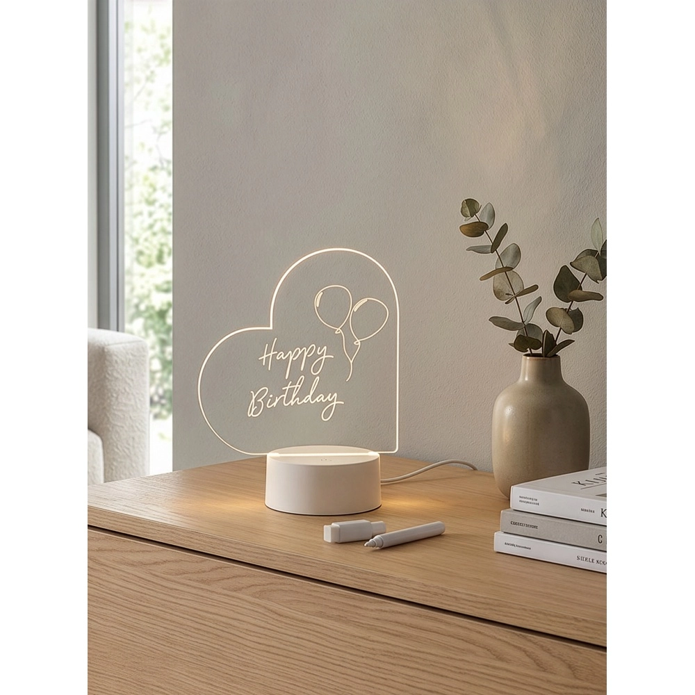 Lampe de table Amour Écrivable avec un marqueur Trio 4017807678383