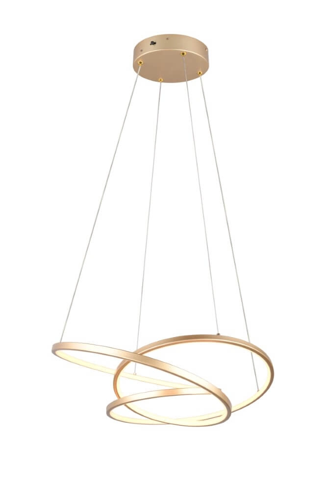 Lampe suspendue Vide Darvin or - 62 cm