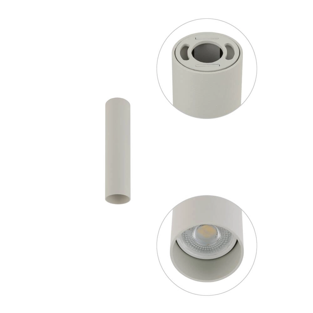 Spot de plafond étroit gris clair Fourty S Lyora 5903139108836