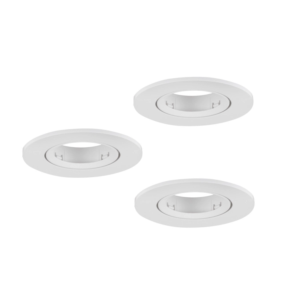 Lot de 3 spots encastrés Barranco blanc Ø 9cm Eglo 9008606359097