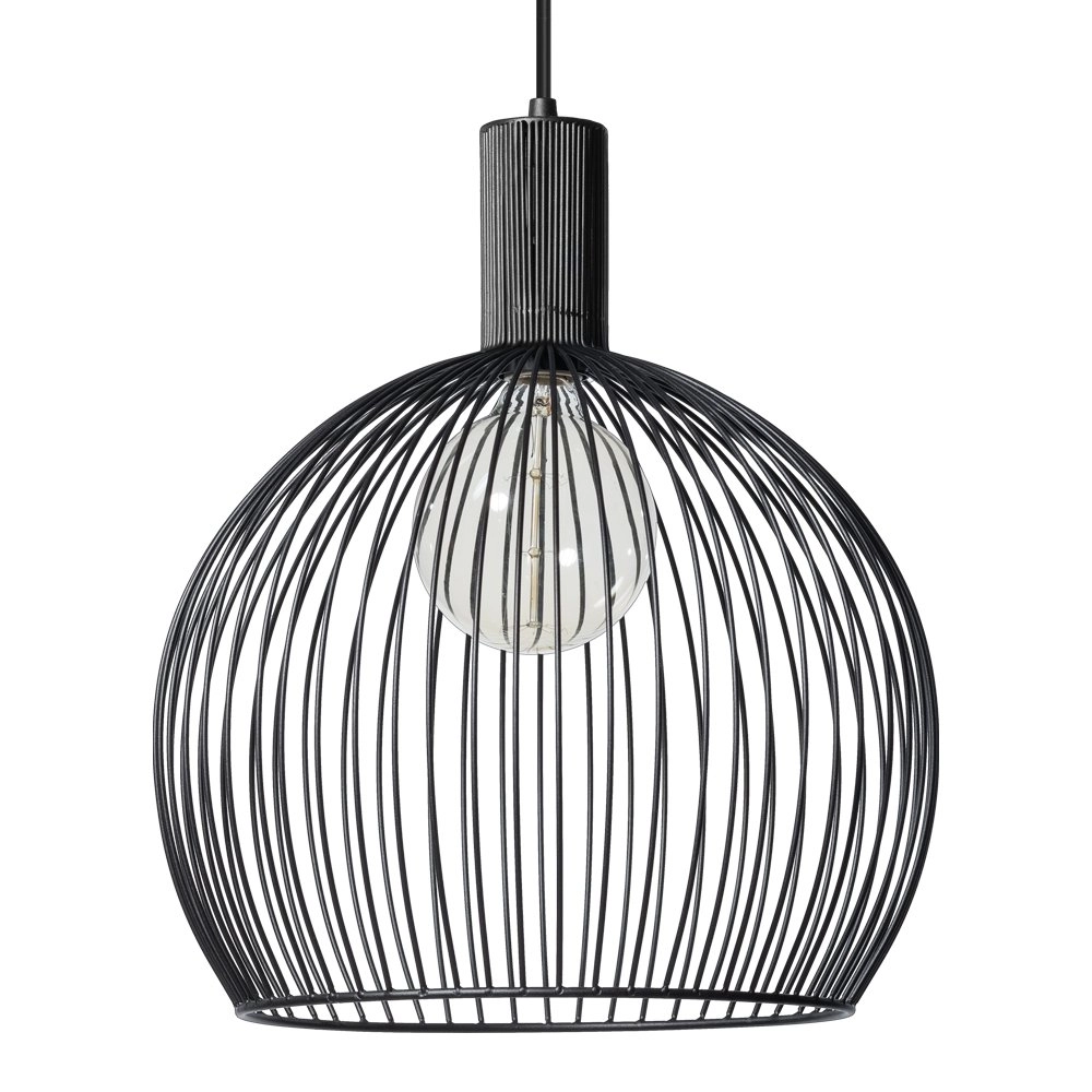 Lampe suspendue noire Wire Ø 40 cm