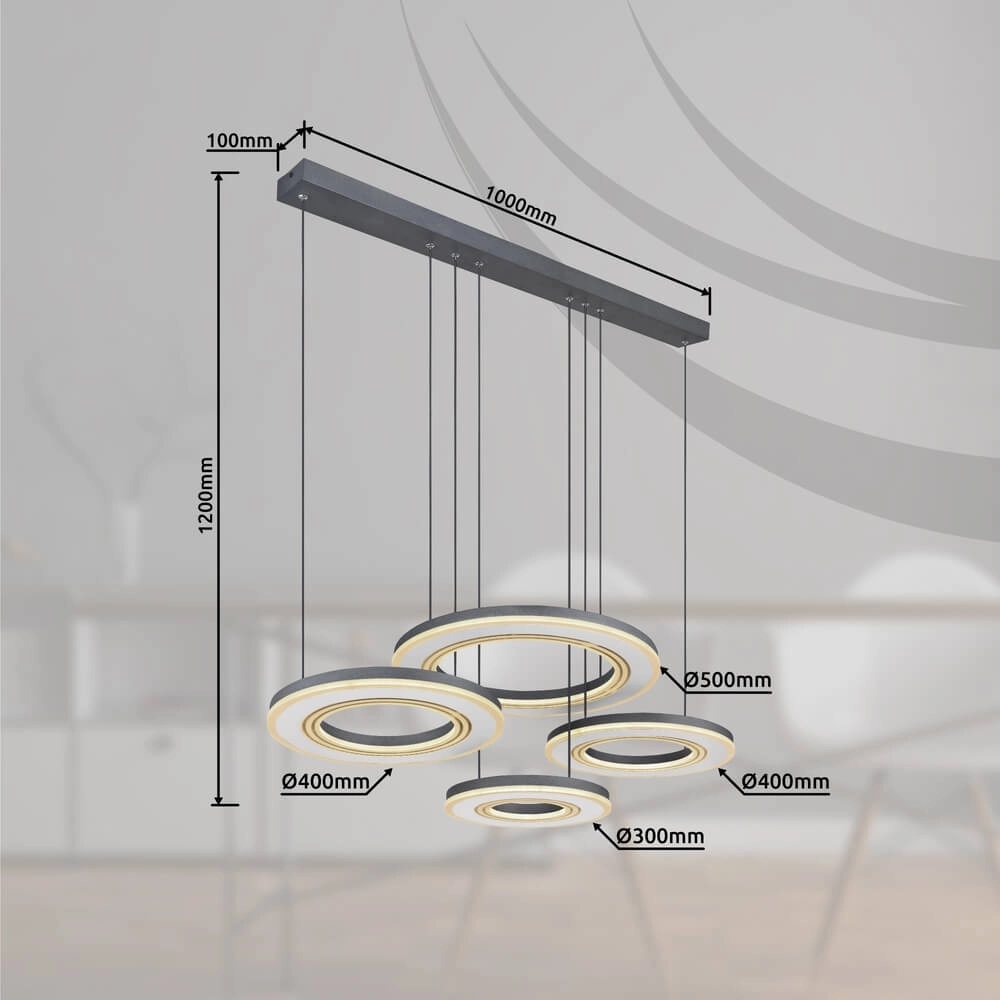 Suspension design Blasius 100 x 50 cm Globo 9007371425631