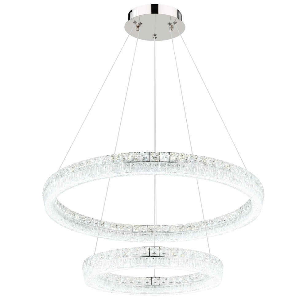 Lampe suspendue Laurel chrome Ø 80cm Globo 9007371569779