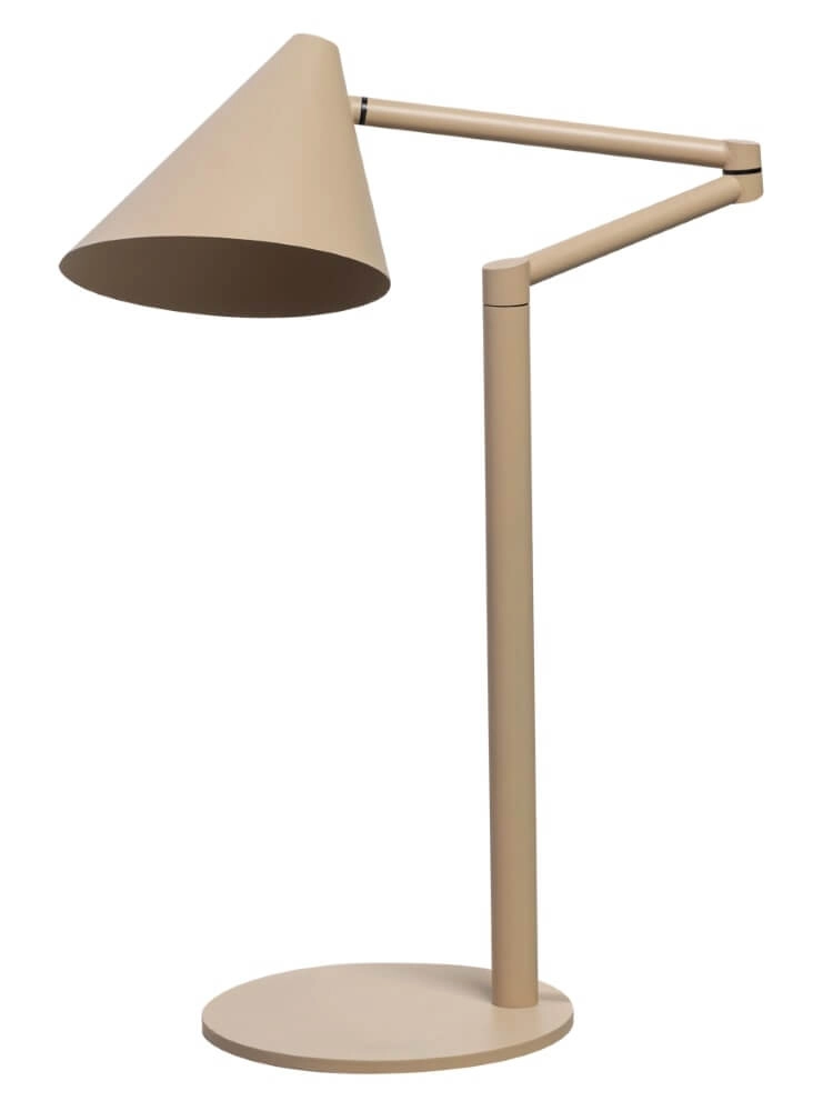 Lampe de table design Marvis couleur sable