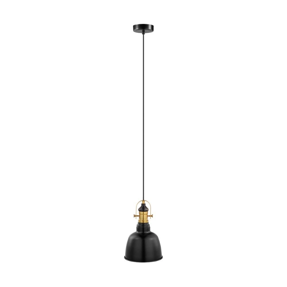 Lampe à suspension Gilwell 18,5cm noir avec de l'or Eglo 9002759496937