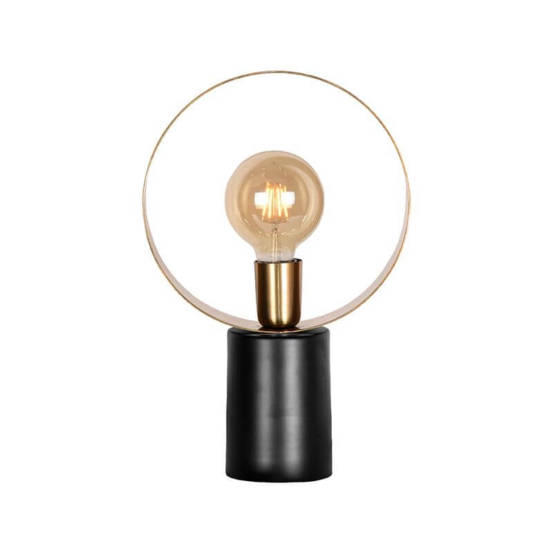 Lampe de table noire et dorée Ray Lampe de table noire et dorée Ray