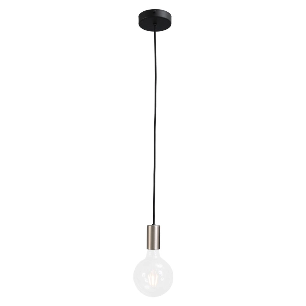 Lampe à suspension Concepto pendentif noir avec gris métallisé Masterlight 8718121143057