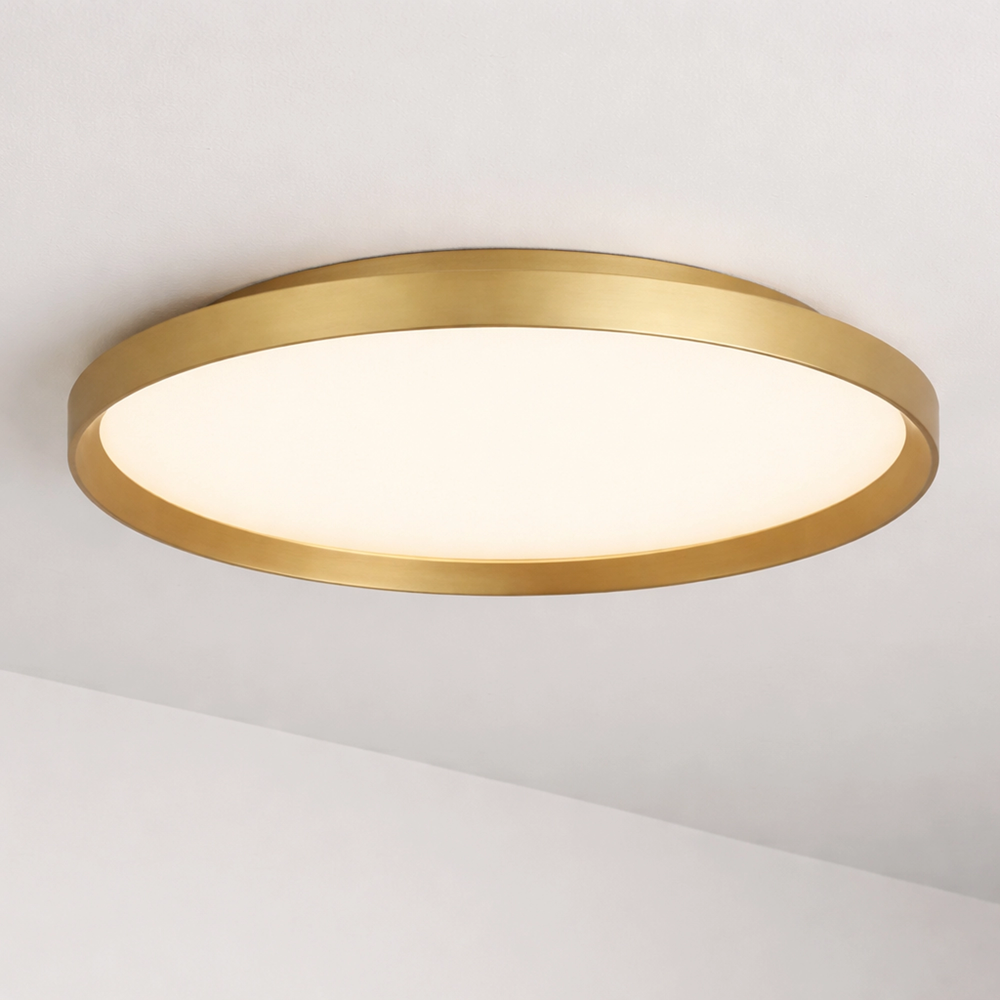 Lumière de plafond élégante Prisma or Ø 45cm