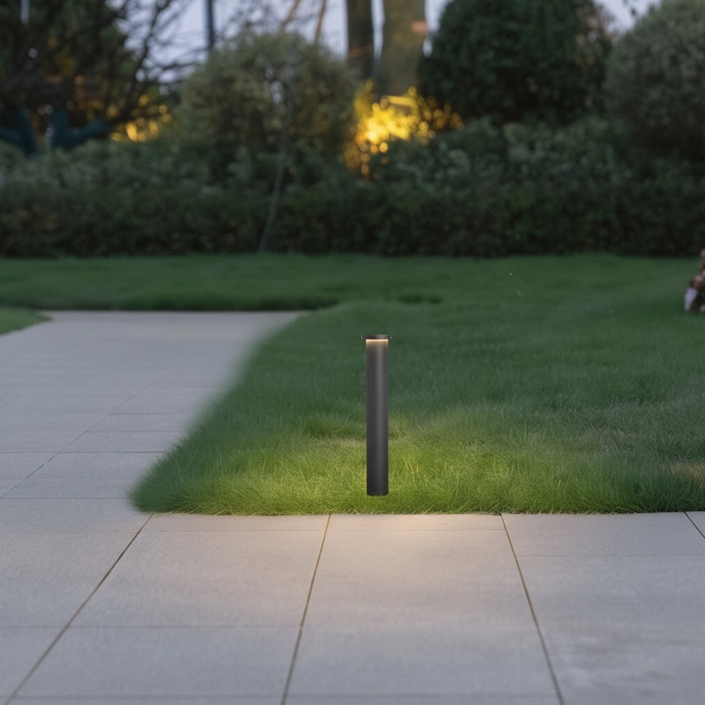 Éclairage de chemin moderne Bast gris foncé 45cm - 3000K