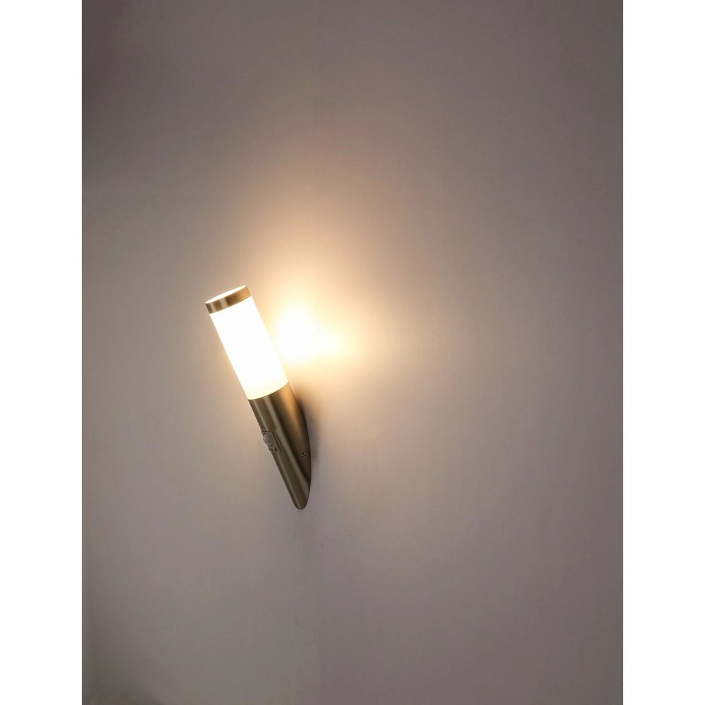 Lampe d’extérieur Boston Led Acier inoxydable avec blanc et capteur Globo 9007371282333