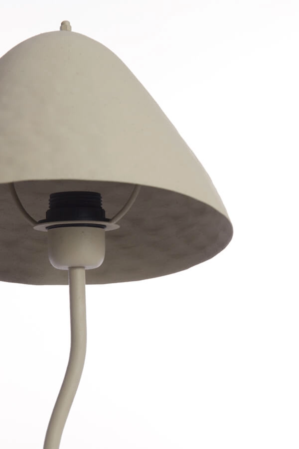 Lampe de table Elimo Ø 25cm x 60cm crème Light & Living 8717807705190
