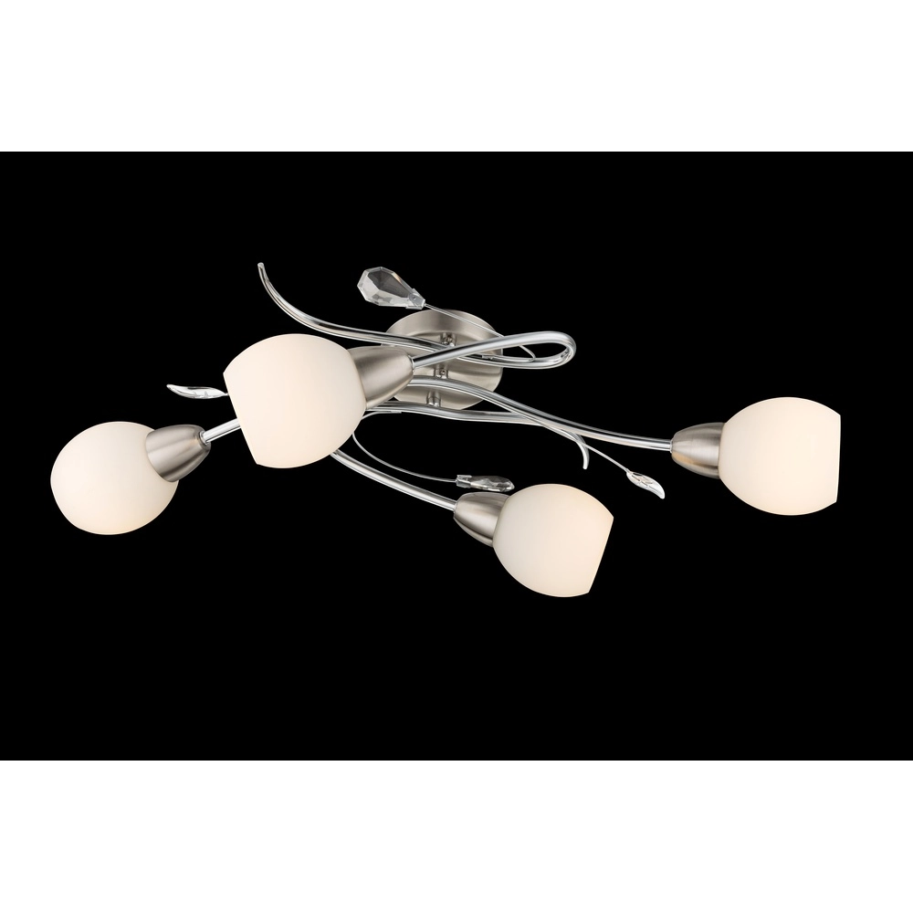 Lampe de plafond Lilly Nickel classique